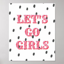 ウエスタン風Let's Go Girlsポスター, ガールパワー壁画