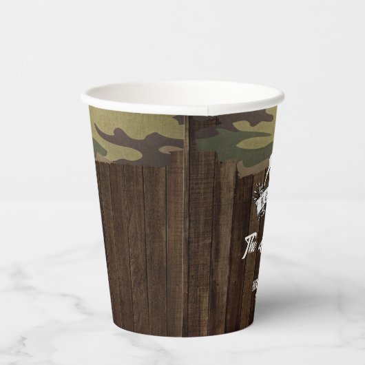 ウエスタン鹿 ハント終了 ウェディング 紙コップ (右)