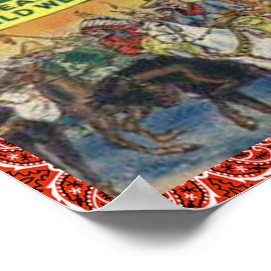 ウエスタン101ランチヴィンテージのポスター ポスター (角)