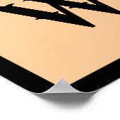 ウエスタン~ウェイアウトのサイン ポスター (角)