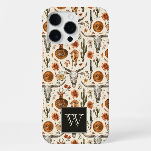 ウエスタン・シック iPhoneケース (裏面)