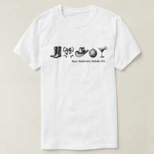 ウエスタン・ディスコ・バチェラー・パーティー Tシャツ