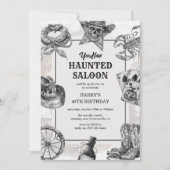 ウエスタン・ハント・サロン・ハロウィン・バースデー 招待状 (正面)