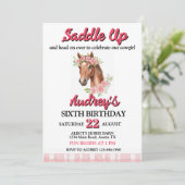 ウエスタン・バースデーおめでとう Saddle Up Girls 招待状 (スタンド正面)