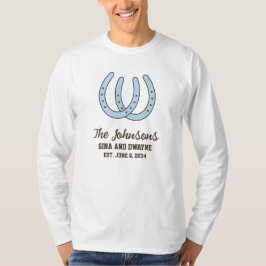 ウエスタン・ホースシュー・ウェディング 男女兼用 Tシャツ