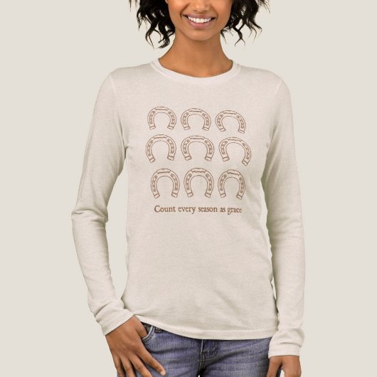 ウエスタン・ホースシュー・クリスチャン トライブレンドＴシャツ (正面)