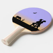 ウエスタン・レンジのたそがれ 卓球ラケット (正面アングル)