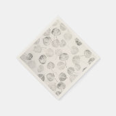 ウエスタン《植物》アスペンリーフプリント©サンディロン スタンダードカクテルナプキン (角)