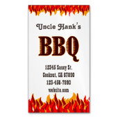ウエスタンBBQレストランカスタム磁気カード マグネット名刺 (正面縦)