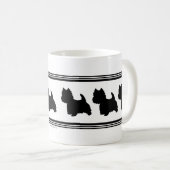 ウエスティのシルエット コーヒーマグカップ (正面右)