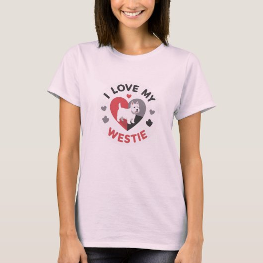 ウエスティー大好きTシャツ Tシャツ (正面)