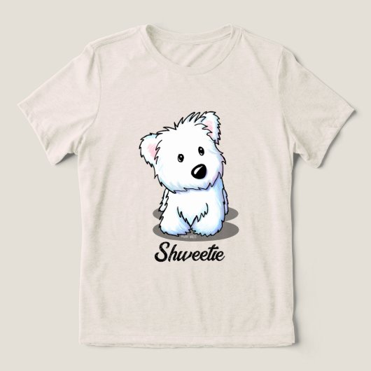 ウエスティ シュウィーティ トライブレンドＴシャツ (デザイン正面)