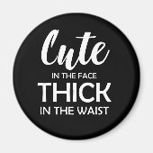 ウエストが太く顔がかわいい マグネット (正面)