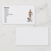 ウエストのまわりの測定テープ 名刺 (正面/裏面)