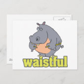 ウエストを測るダイエットのヒッポウパン漫画 ポストカード (正面/裏面)