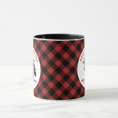 ウエストイエローストーンモンタナクリスマスツリーランチ マグカップ (中央)