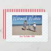ウエストウィッシュビーチコースタルホリデーフォトカード シーズンカード (正面/裏面)