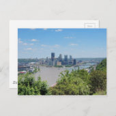 ウエストエンドオーバーロックのピッツバーグスカイライン ポストカード (正面/裏面)