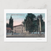 ウエストエンドスクールの外観 ポストカード (正面)