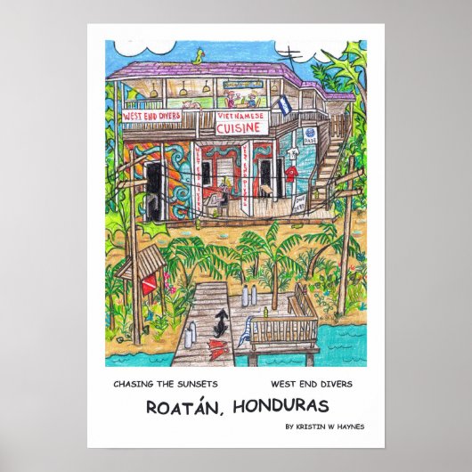 ウエストエンドダイバーズポスター ポスター (正面)