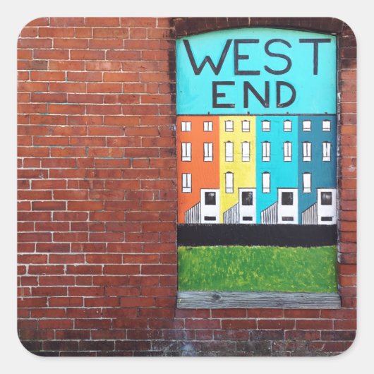 ウエストエンド・シティ・ウォール・アート スクエアシール (正面)