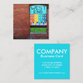 ウエストエンド・シティ・ウォール・アート スクエア名刺 (正面/裏面)