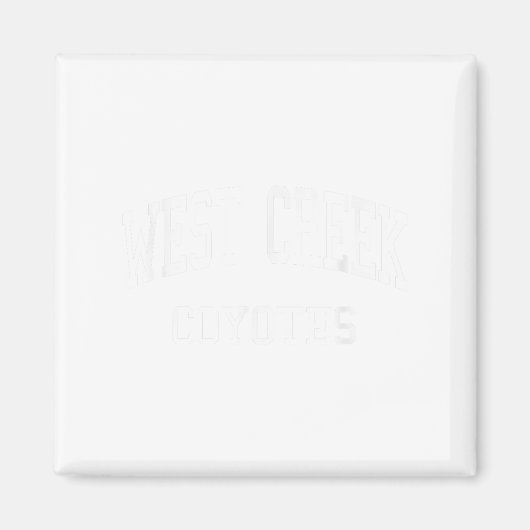 ウエストクリークハイスクールHsクラークスヴィルテントレトロスポ マグネット (正面)