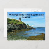 ウエストクードディヘッドライトハウスメインポストカード ポストカード (正面/裏面)