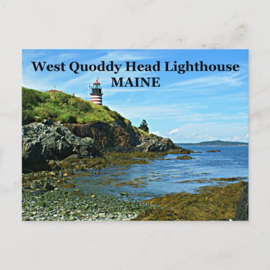 ウエストクードディヘッドライトハウスメインポストカード ポストカード (正面)