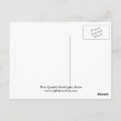 ウエストクードディヘッドライトハウスメインポストカード ポストカード (裏面)