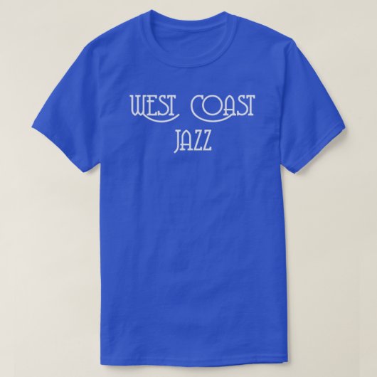 ウエストコーストジャズ Tシャツ (デザイン正面)