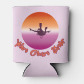 ウエストコーストレズビアンプライドダイバー 缶クーラー (正面)