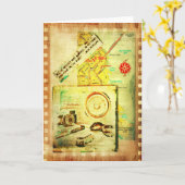 ウエストコーストロードトリップとジャックケロック引用文 カード (黄色い花)