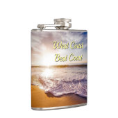 ウエストコースト最高のコースト – ビーチ フラスク (右)