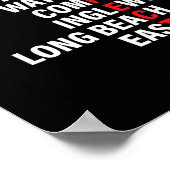ウエストサイドリスペクトロサンゼルスワッツCompton Long B ポスター (角)