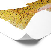 ウエストスロープカットスロートの水色 ポスター (角)