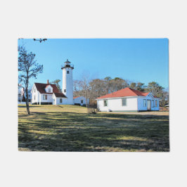 ウエストチョップライトハウス、マルタスヴィネヤードMAドアマット ドアマット