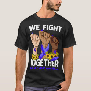 ウエストナイルウイルス啓発 一緒に闘おう Tシャツ