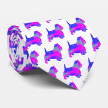 ウエストハイランドウェスティテリアピンクシルエットホワイト