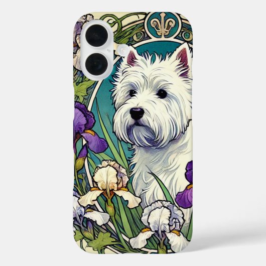 ウエストハイランドテリアウェスティー Case-Mate iPhoneケース (裏面)