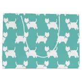 ウエストハイランドテリアードッグパピーウェスティー ラージペーパーバッグ (裏面)