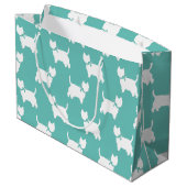 ウエストハイランドテリアードッグパピーウェスティー ラージペーパーバッグ (裏面アングル)