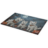 ウエストハイランドハロウィン不気味ン カッティングボード (角)