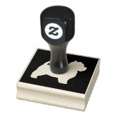 ウエストハイランドホワイトテリアウェスティードッグシルエット ラバースタンプ (スタンプ)