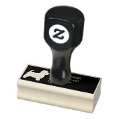 ウエストハイランドホワイトテリアウェスティー差出人住所 ラバースタンプ (スタンプ)