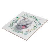 ウエストハイランドホワイトテリアウォーターリース タイル (側面)