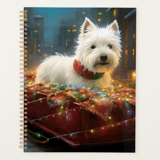 ウエストハイランドホワイトテリアクリスマスフェスティバル プランナー手帳 (正面)