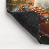 ウエストハイランドホワイトテリアクリスマスフェスティバル マウスパッド (コーナー)