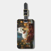 ウエストハイランドホワイトテリアクリスマスフェスティバル ラゲッジタグ (正面縦)