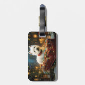 ウエストハイランドホワイトテリアクリスマスフェスティバル ラゲッジタグ (裏面縦)